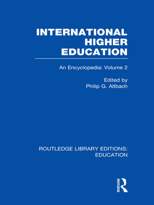 cover image of International Higher Education Volume 2